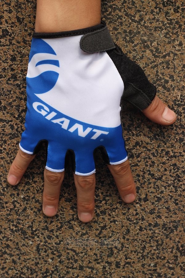 2014 Giant Guanti Corti Ciclismo Bianco